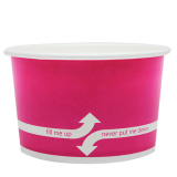 Karat 20oz Hot/Cold Paper Food Containers – Pink (127mm)