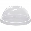 Karat 98mm PET Dome Lids - Regular Hole