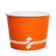 Karat 16oz Hot/Cold Paper Food Containers – Orange (112mm)