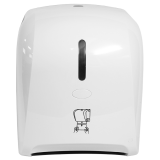 White Hand Roll Paper Towel Dispenser