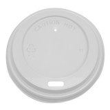 Karat 8oz Sipper Dome Lids – White (80mm)