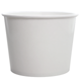 Karat 32oz Hot/Cold Paper Food Containers – White (142mm)