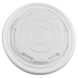 Karat 12-16oz Compostable Paper Food Container Flat Lids (114.6mm)