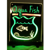 Writable Illuminated LED Sign – Black (12″x 16″)