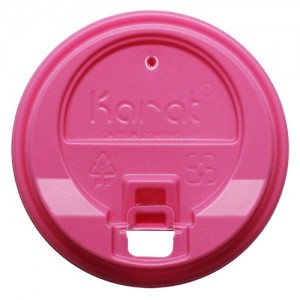 Enclosure Lids - Pink (90mm) Karat 10-24oz  - 1,000 ct