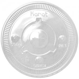 Karat 115mm PET Flat Lids