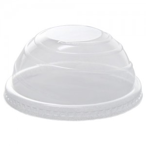 Karat 90mm PET Dome Lids- No Hole