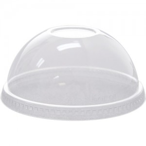 Karat 98mm PET Dome Lids-No Hole