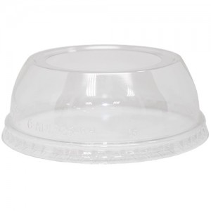 Karat 98mm PET Dome Lids-Wide Opening